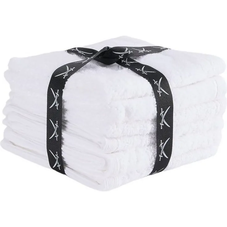 Sansibar Sylt Seiftuch Sansibar 6er Set Frottier-Serie Classic, 30x30 cm, (Set), mit hochwertiger Sansibar Säbel Stickerei