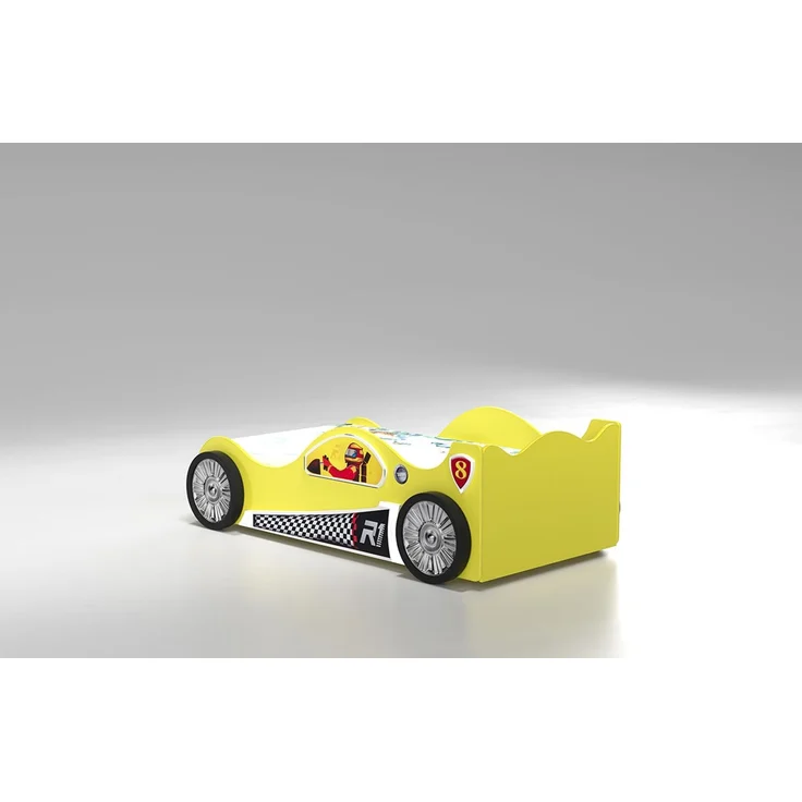 Kinderbett Monza mit Lattenrost 90x190 cm in Gelb – Bild 3