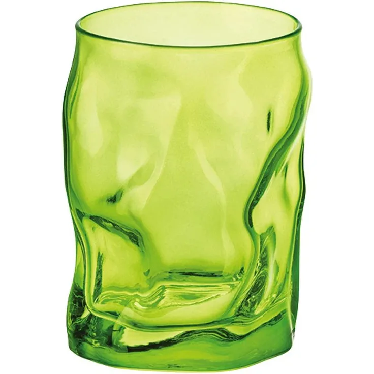 Bormioli Rocco Sorgente Gläser-Set, grün, 6 Stück