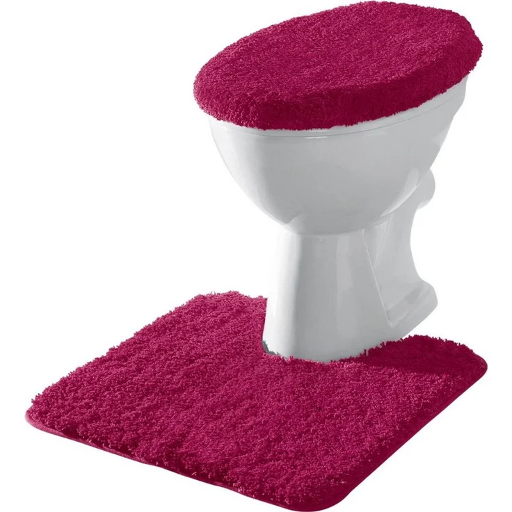 Erwin Müller WC-Deckelbezug Stand-WC-Set "Rhodos" 2-teilig, Gummizug:, Uni