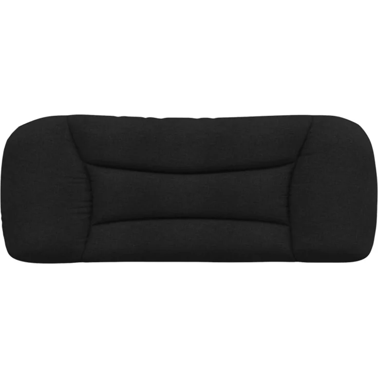 vidaXL Kopfteil-Kissen Schwarz 100 cm Stoff 374551 – Bild 2