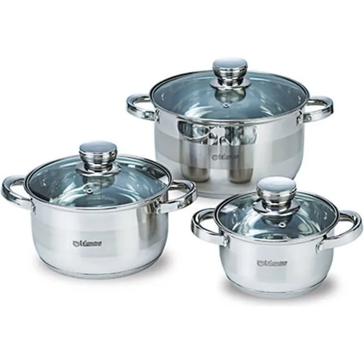 Maestro Maestro 6-teiliges Kochgeschirr-Set 1,5 l 3 l 5 l MR22206L