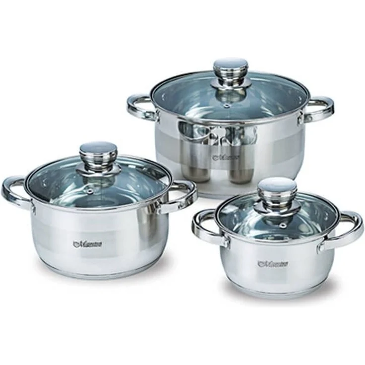 Maestro Maestro 6-teiliges Kochgeschirr-Set 1,5 l 3 l 5 l MR22206L