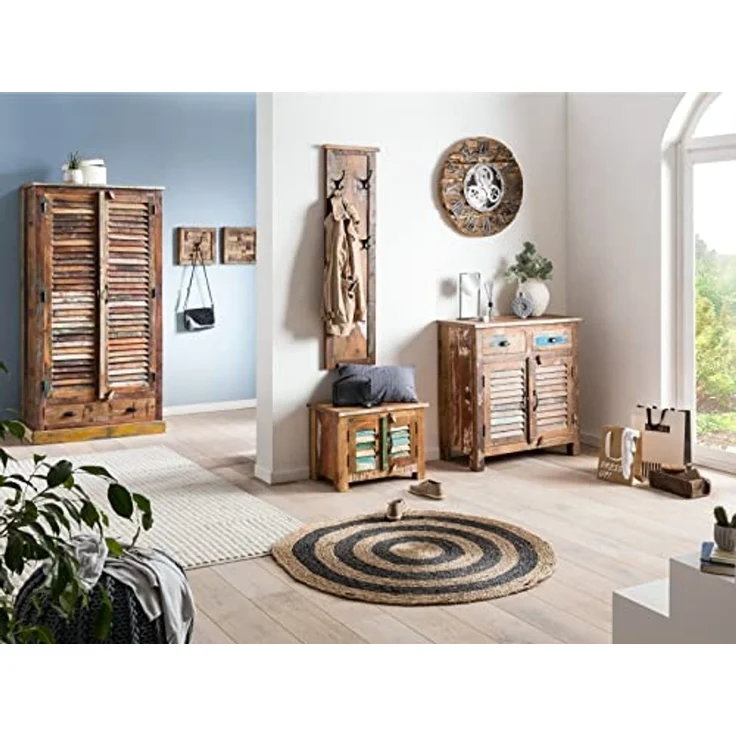 Garderobenpaneel Wakefield aus Altholz – Bild 2