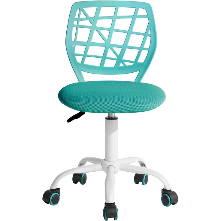 MEUBLE COSY Bürostuhl Ohne Armlehne Gaming Stuhl Ergonomischer Drehstuhl Schreibtischstuhl aus PP Höhenverstellbar Rückenlehne, 44 x 40 x 74-86cm – Bild 5