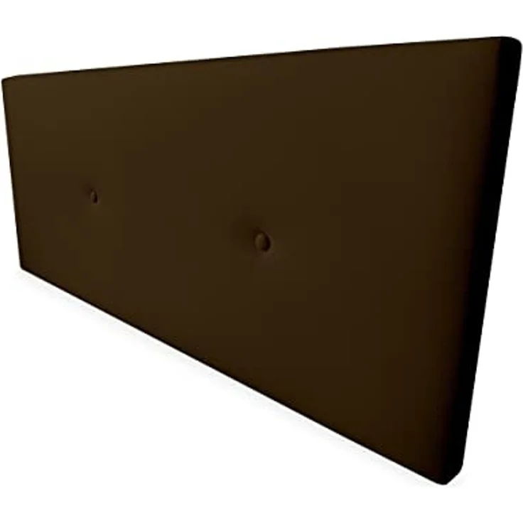 Dreaming Online - Kopfteil Premium, gepolstert, Modell Mailan, Bezug aus hochwertigem Kunstleder, inklusive Beschlägen und Schrauben, Holz, Schokolade, 115 x 60 cm (Bett 105 cm) – Bild 2