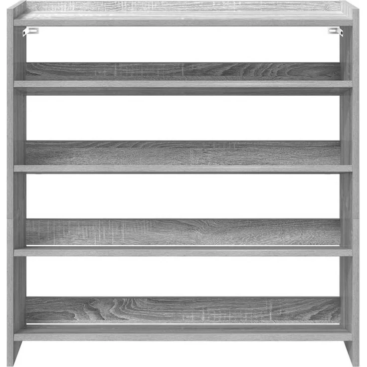 vidaXL Schuhregal Grau Sonoma 80x25x81 cm Holzwerkstoff 859910 – Bild 3