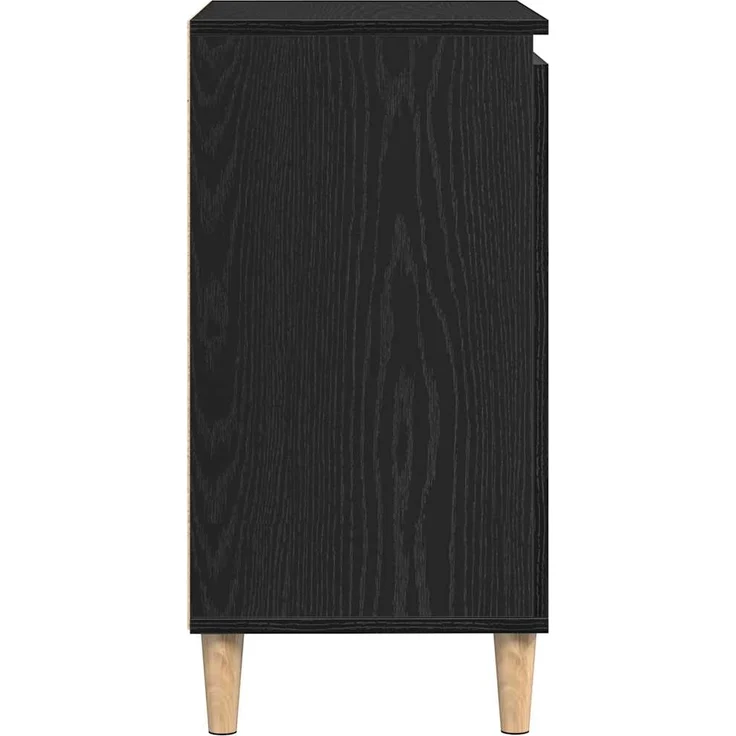 vidaXL Sideboard Schwarz 60 x 35 x 70 cm Holzwerkstoff 862593 – Bild 7