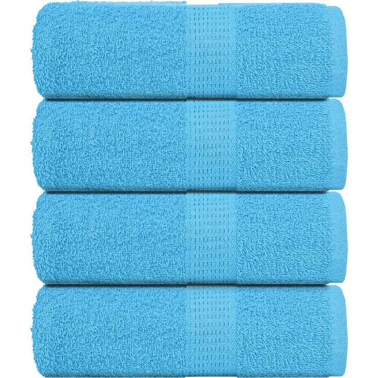 vidaXL Gästetücher FROGN 4 Stk. Türkis 30x50 cm 360 g/m² 136972