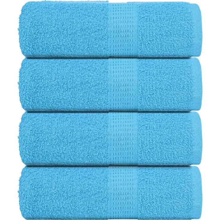 vidaXL Gästetücher FROGN 4 Stk. Türkis 30x50 cm 360 g/m² 136972 – Bild 1