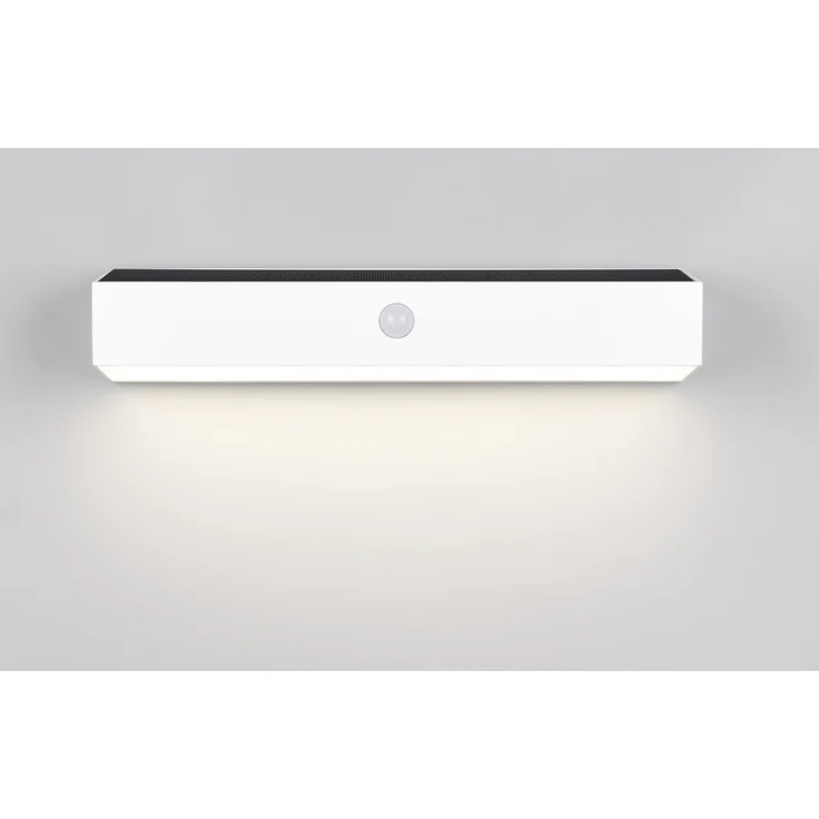 Solar Wandleuchte SILVES auch per USB aufladbar mit Bewegungsmelder, Breite 30cm – Bild 3