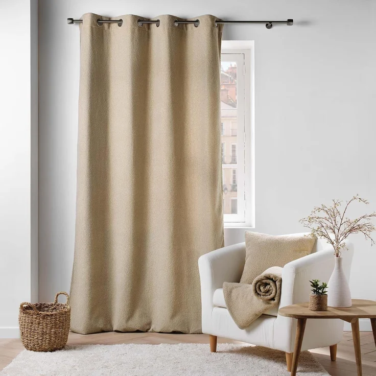 U10 Dekokissen 45x45cm WOLLY - Büro & Esszimmer & Wohnzimmer & Küche & Schlafzimmer Dekokissen in Beige – Bild 2
