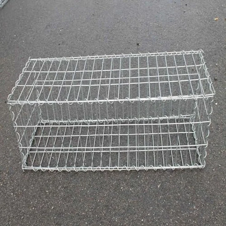 Gabione Mauersteinkorb Metallkorb 100 x 30 x 30 cm Sichtschutz Steinkorb TopMulti – Bild 1