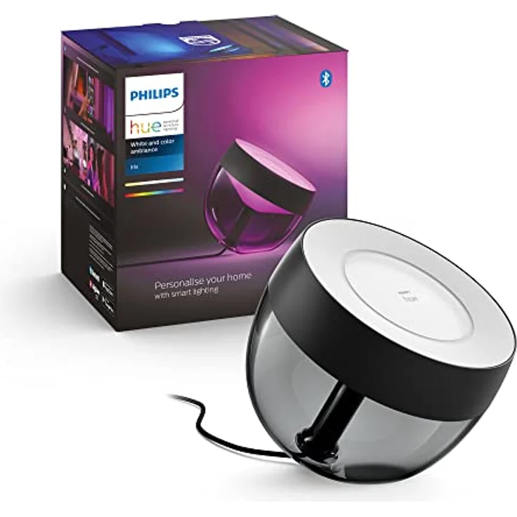 Philips Hue Iris Tragbare Tischleuchte - BT - Schwarz – Bild 6