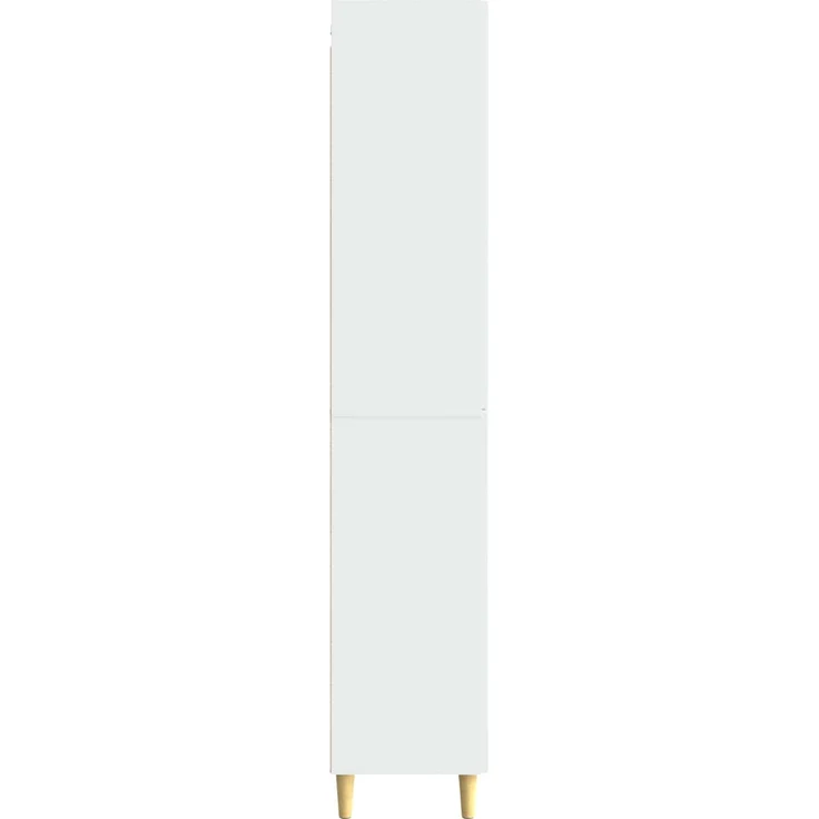 vidaXL Schrankset 2 pcs Hochglanz Weiß Holzwerkstoff 3416704 – Bild 5