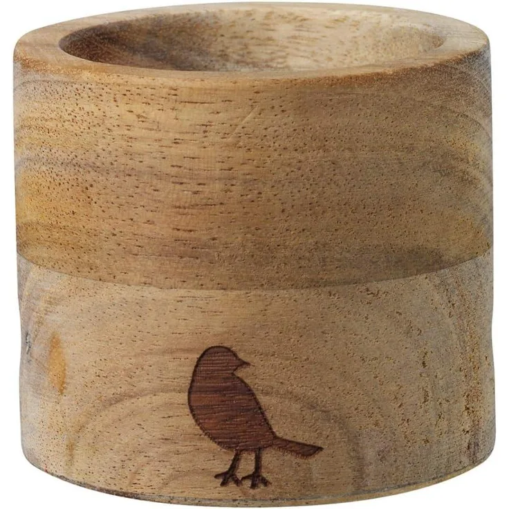 Eierbecher Set Eierbecher und Porzellan Löffel Vogel Räder