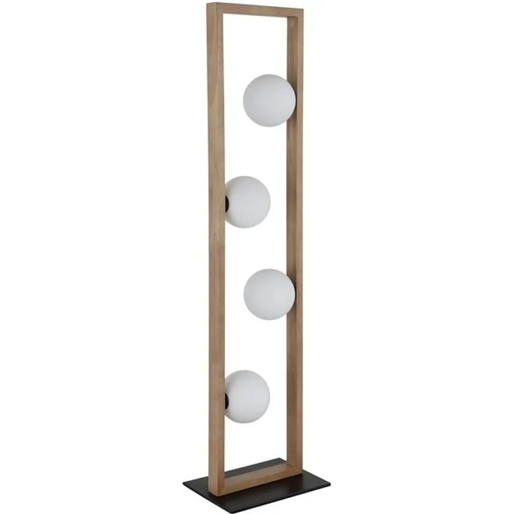 NOWA Stehlampe NANDA, ohne Leuchtmittel, Stehleuchte, Glaskugeln opal, Wohnzimmer, Schlafzimmer, Flur – Bild 4