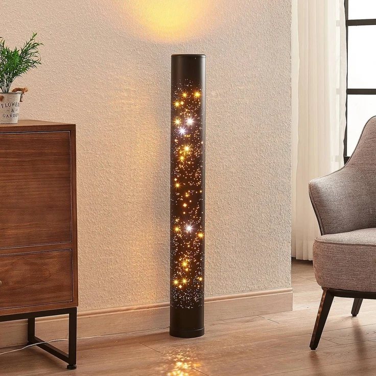 Lindby Stehlampe Lengla, LED 9,8 W gesamt, warmweiß – Bild 2