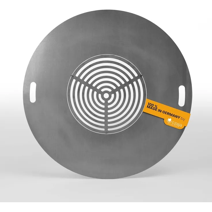 Czaja Grillplatte Grillplatte 85 cm für Feuerschale - 5 mm stark Universal Feuerplatte