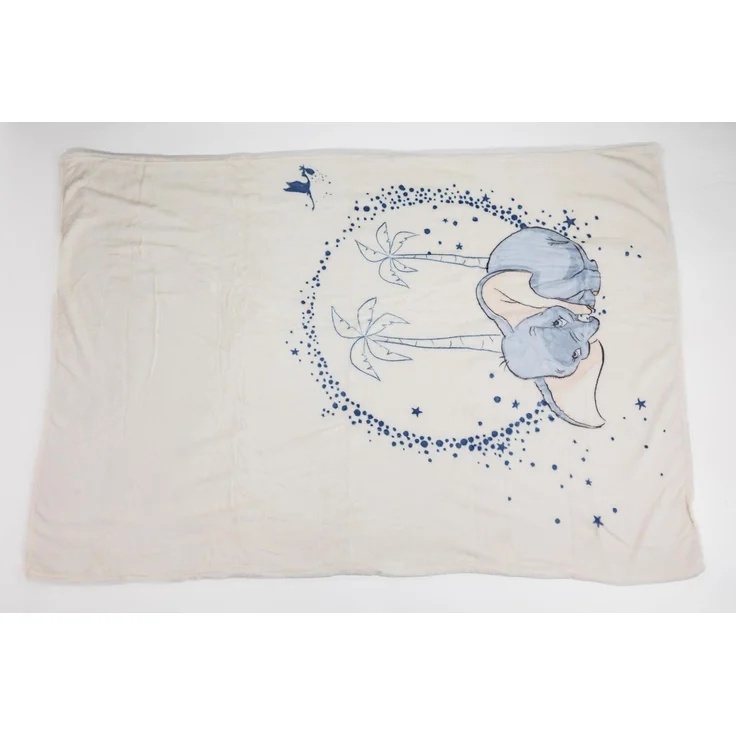 Disney Dumbo Flanelldecke 150x110 cm Kuschelige Decke aus weichem Flanell für Kinder – Bild 4
