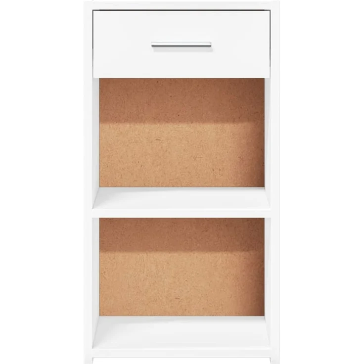 2er-Set Nachttische, Beistelltische Schlafzimmer Weiß 35x34x65 cm Holzwerkstoff – Bild 6