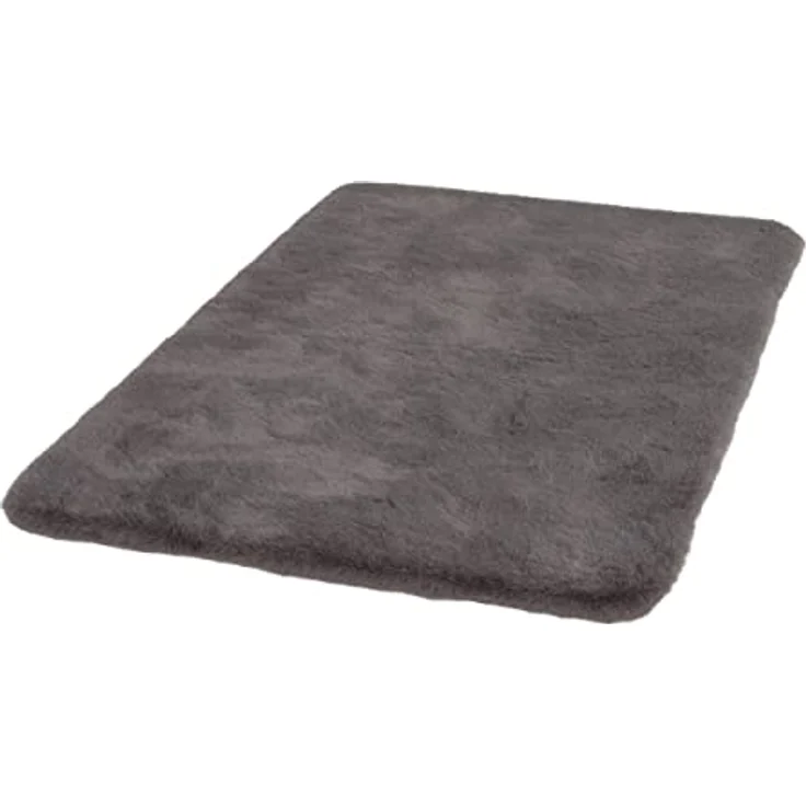 Schöner Wohnen Kollektion Badteppich 'Bali', grau, 60 x 90 cm, waschbar bei 30°C, rutschhemmend, geeignet für Fußbodenheizung – Bild 7