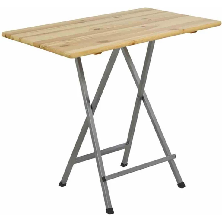 Stehtisch 120x80 cm Kiefernholz Gestell Stahl pulverbeschichtet – Bild 6