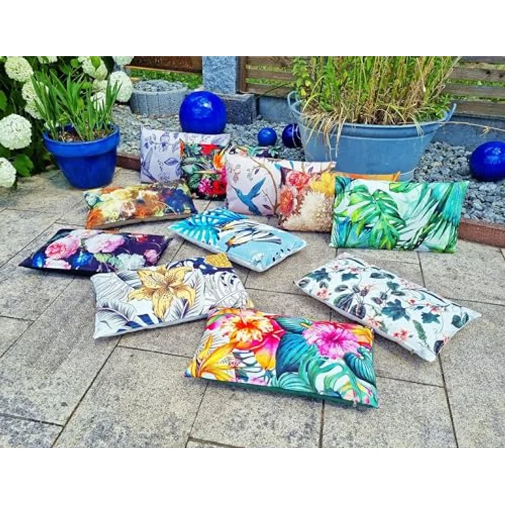 JACK Dekokissen Outdoor Lounge Kissen 30x50cm Motiv inkl. Füllung, mit Lotus-Effekt, Robust, Strapazierfähig, für Innen & Außen geeignet – Bild 7