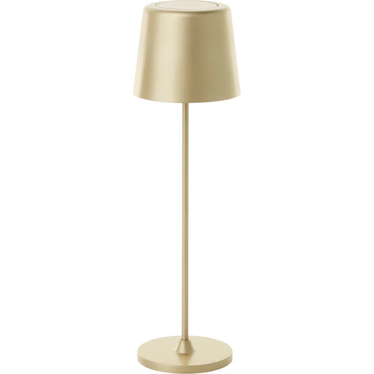 Brilliant LED Außen-Tischleuchte Kaami mobile LED Tischlampe, USB, 37 cm, 310 lm, dimmbar, matt goldfarben – Bild 6