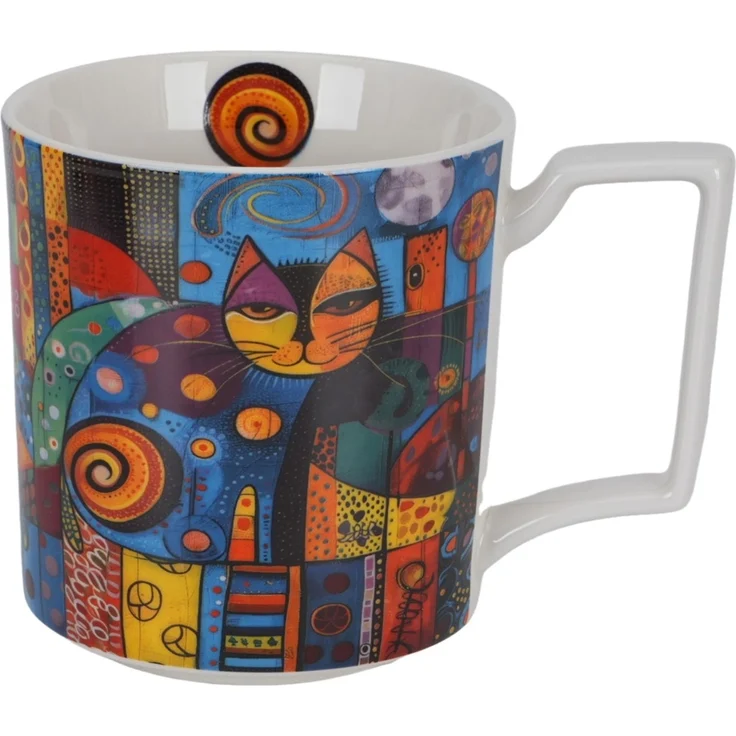 DUO Jumbo Becher 750 ml MODERN CAT New Bone China Porzellan – Bild 2