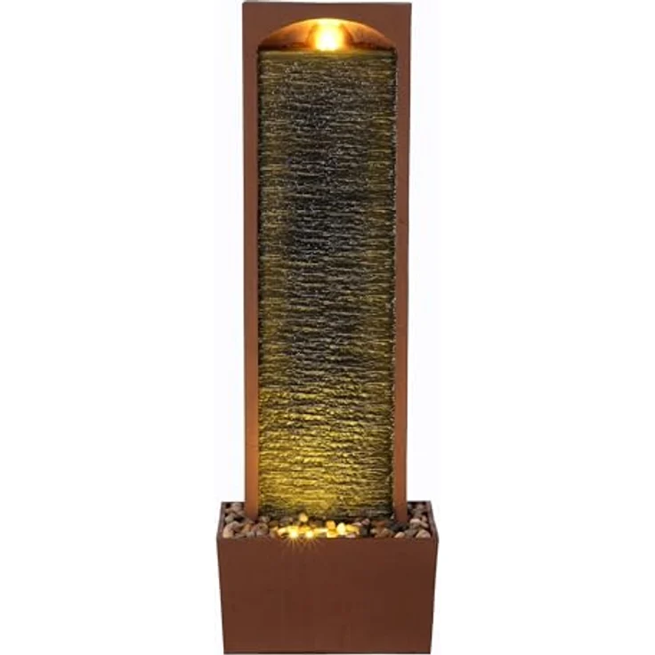 Teamson Home Gartenbrunnen mit LED rot 84 cm – Bild 4