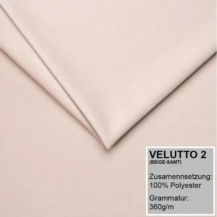 Boxspringbett TOM 120x 200 cm mit Matratze und gepolstertem Kopfteil. Farbe Beige