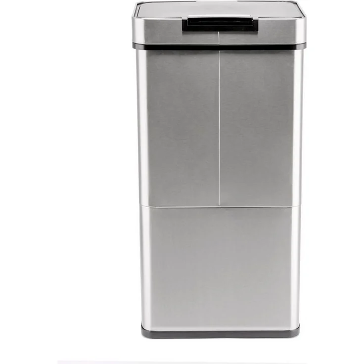 Ribelli Mülltrennsystem Sensor Mülleimer, 4 Fächer, Mülleimer Küche, 72L, Silber, Abfalleimer mit Sensor – Bild 2