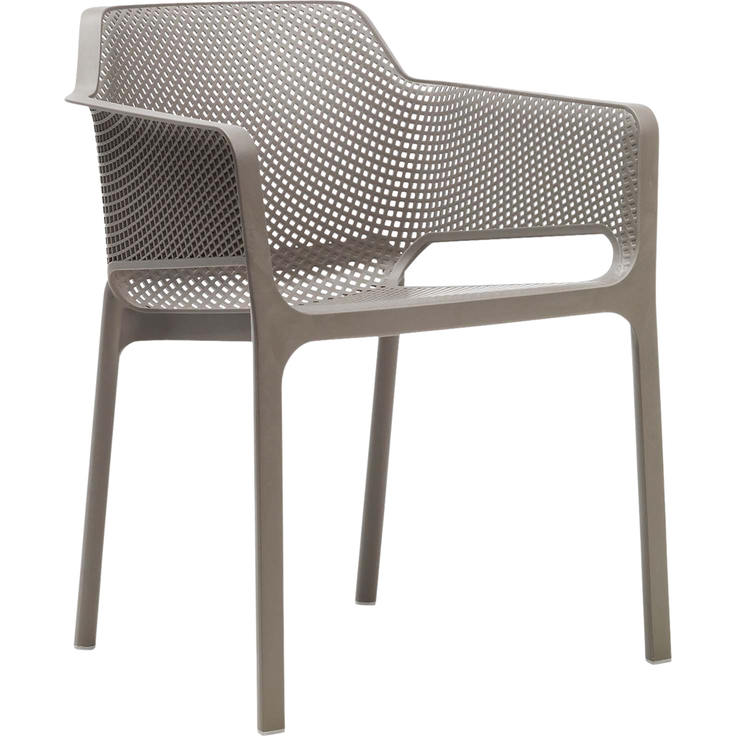 OHIO STAPELSESSEL, Farbe: Taupe, bruchsicher, stapelbar