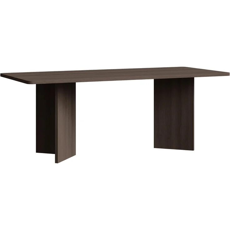Selsey Esstisch 204×90 cm – Moderner Esszimmertisch in Esche Prestige, Japandi & Minimalistisches Design, Große Tischplatte, Robuste Laminatplatte mit ABS-Kanten