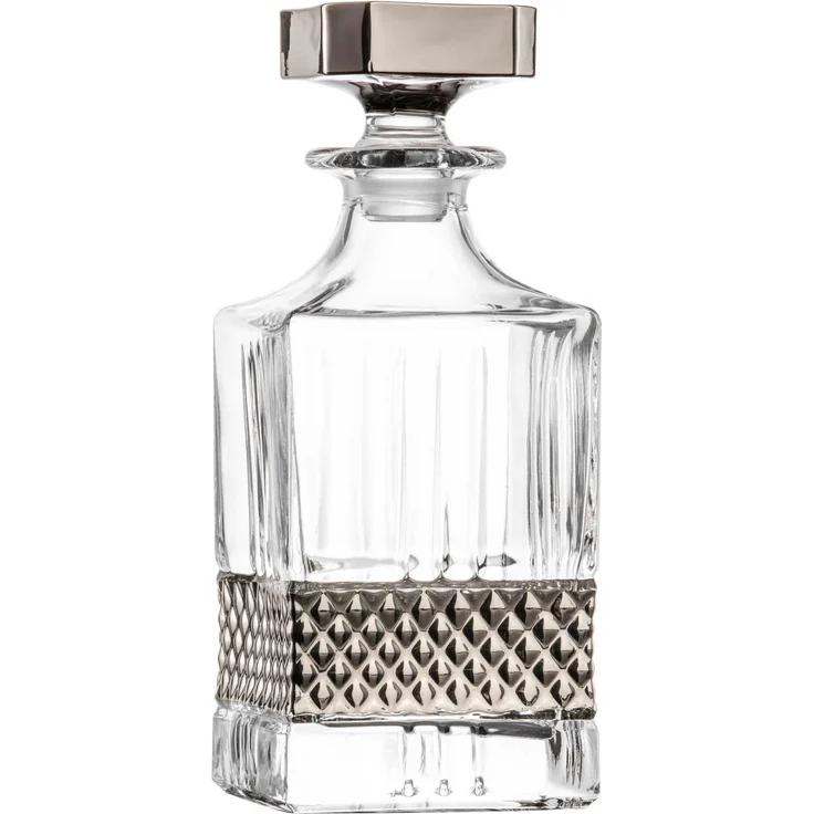 Eisch Glen Whiskykaraffe platin im Geschenkkarton – Bild 3