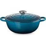 Le Creuset Gusseisen Signature La Marmite 26 cm Deep Teal