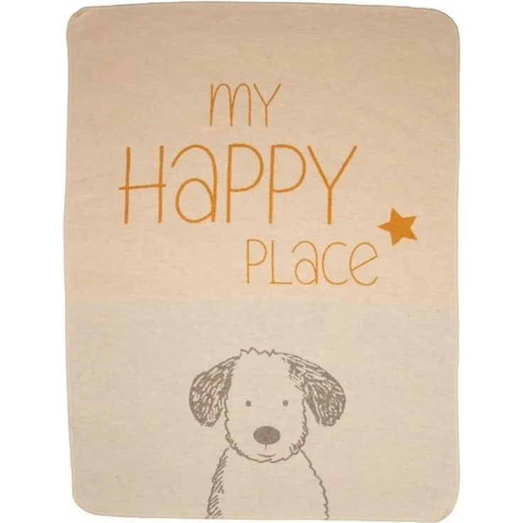 DAVID FUSSENEGGER Tierdecke Hundedecke 'my happy place' 70 x 90 cm – Bild 3