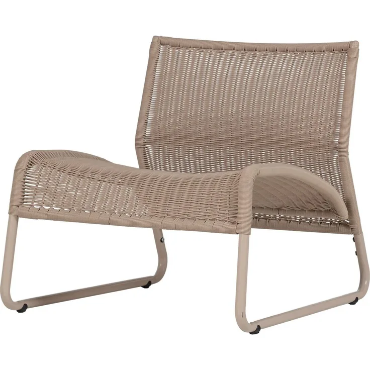 Gartensessel West - Polypropylen & Metall, Sand