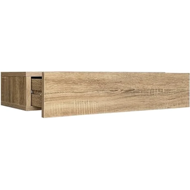 HTI-Living Wandregal mit Schublade, 60 cm Sonoma, modernes Design für zusätzlichen Stauraum – Bild 3
