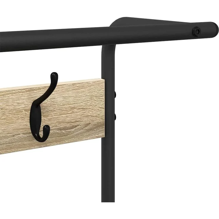 vidaXL Garderobenständer 95 x 34 x 184 cm Sonoma-Eiche Holzwerkstoff 879960 – Bild 9