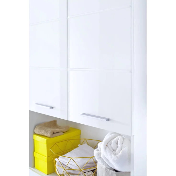 Trendteam 'Amanda' Spiegelschrank, Holz, 77 x 17 x 60 cm, Weiß Hochglanz – Bild 9