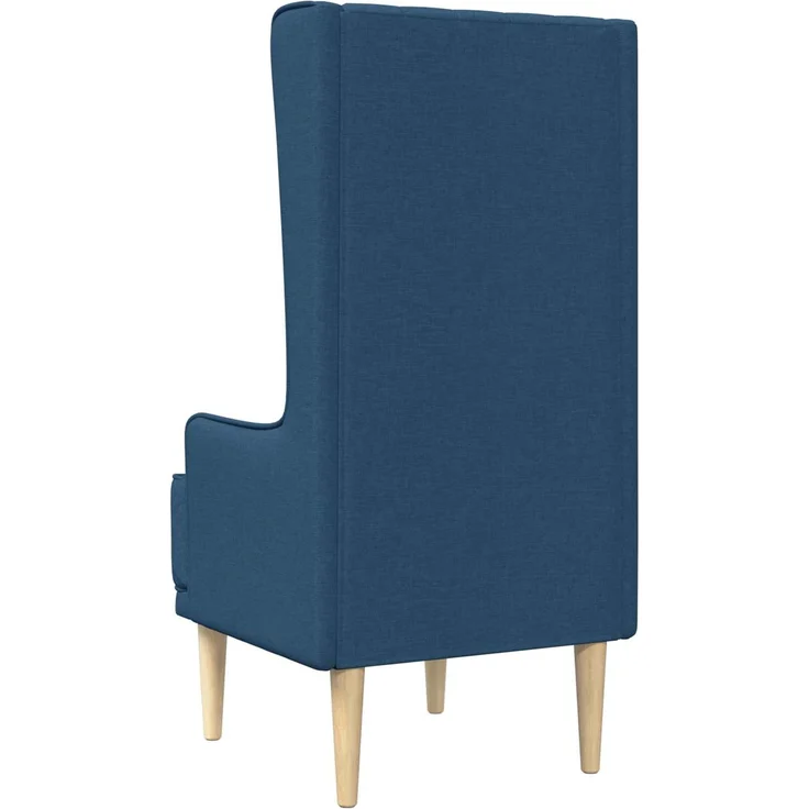 vidaXL Hochlehner Blau Stoff 42042487 – Bild 5