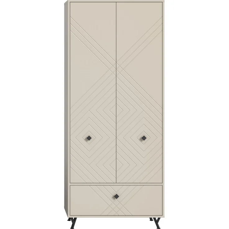 Garderobenschrank Notes - Sandbeige – Bild 2