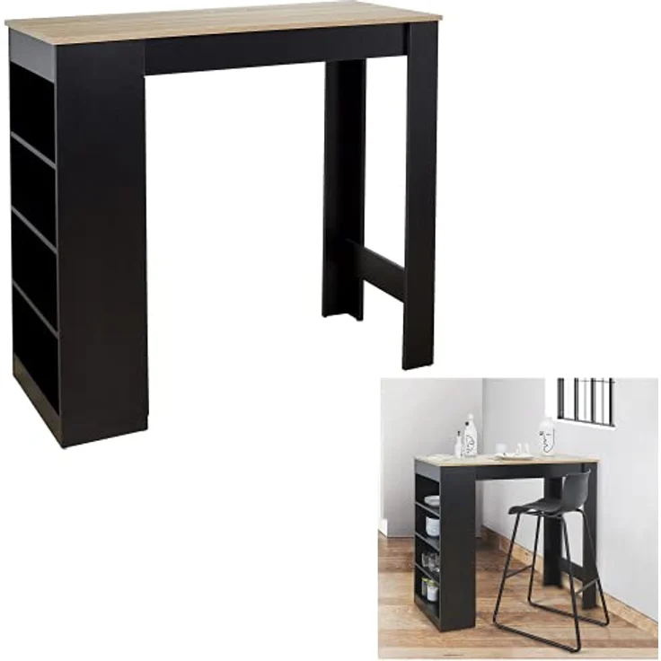 HOME DECO FACTORY Rollcontainer Büro 3 Schubladen Abschließbar Weiß – Bild 8
