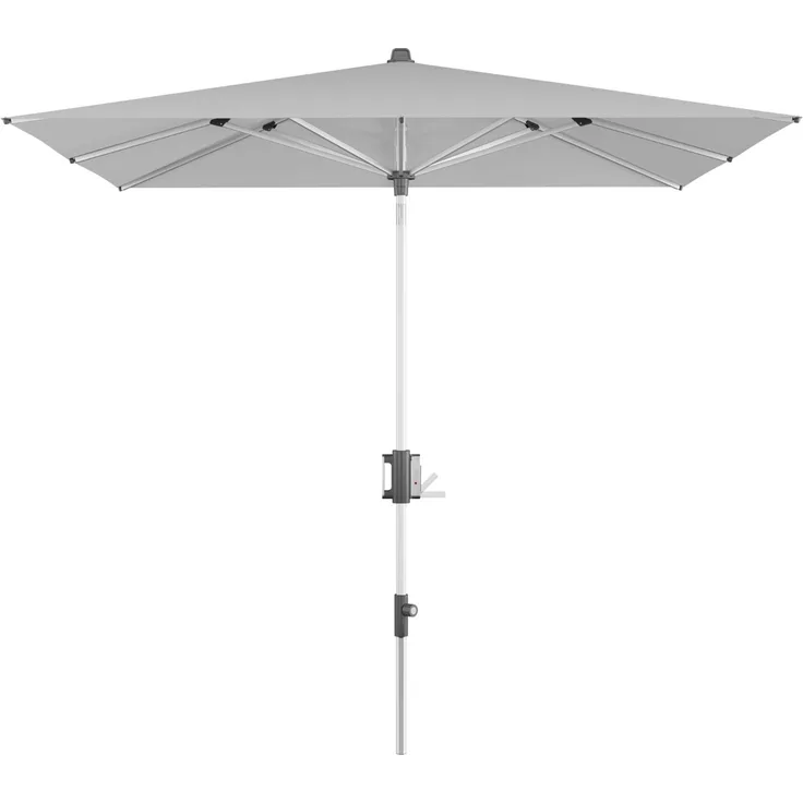 Knirps Sonnenschirm / Mittelmastschirm "Apoll 240 x 240", light grey, 240 x 240 cm