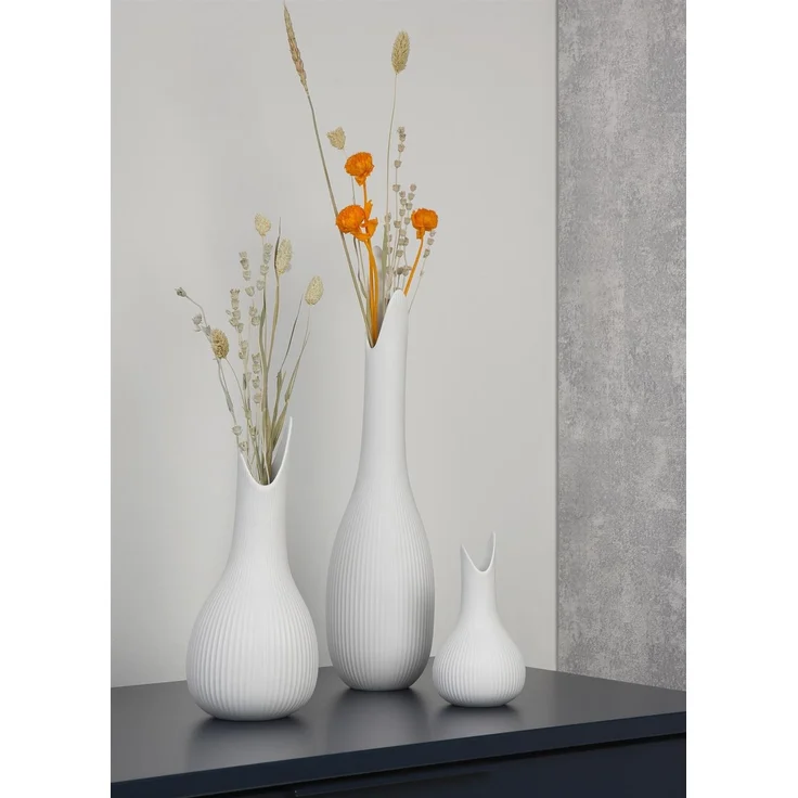 Goebel Studio 8 Raindrop Vase 25 cm Pure – Bild 2