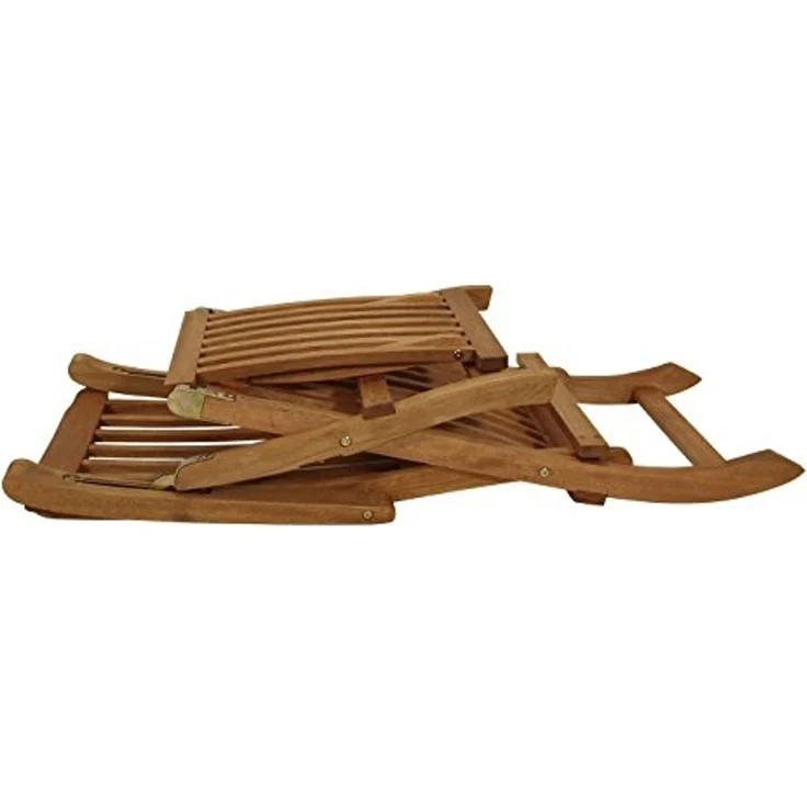 Deckchair MAINE klappbar, Eukalyptus geölt, – Bild 5