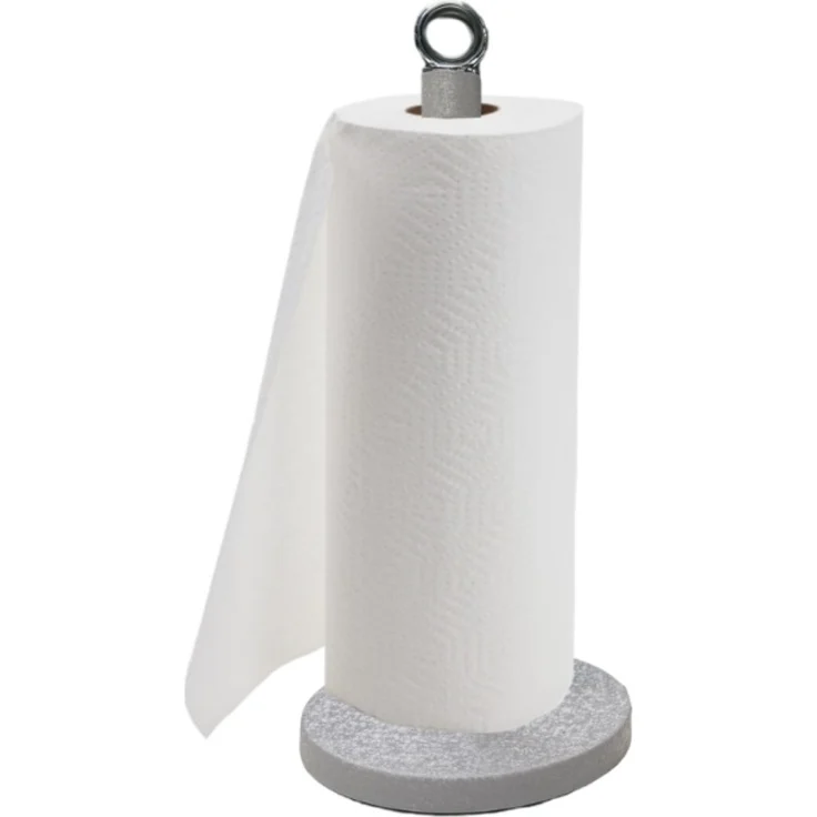 Küchenrollenhalter - praktisch, stillvoll, immer griffbereit in Grau 15 x 34 cm – Bild 2