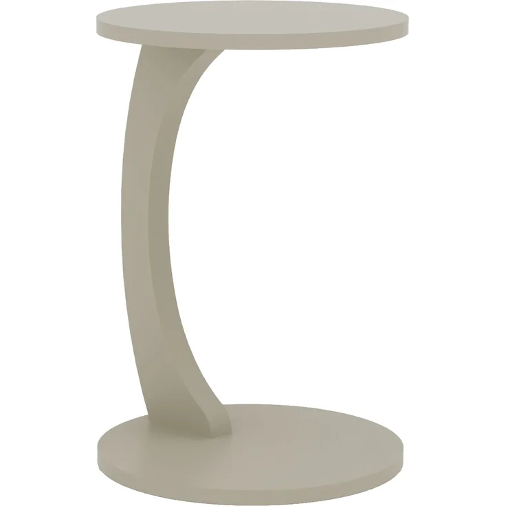 Beistelltisch Holeby 56 x Ø 38 cm Sandsteinfarben [en. casa] – Bild 4